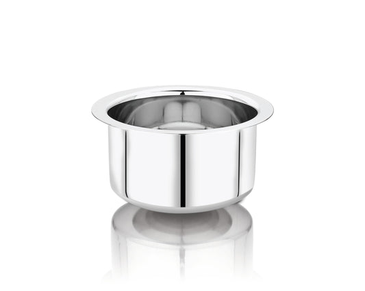 Vinod Stainless Steel Round Bottom Cooking Tope | Food-Grade Stainless Steel