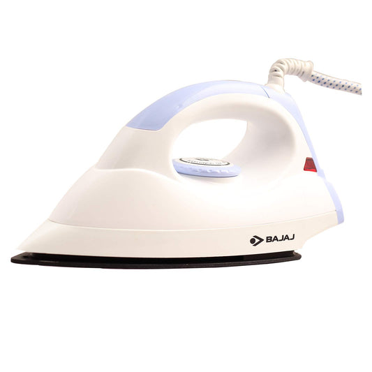 Bajaj DX4 NEO Dry Iron (White/Lavender) 1000 Watt, 1000 watts, Stainless Steel