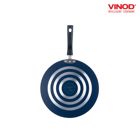 Vinod Zest Aluminium Flat Non Stick Roti/Dosa Tawa - 32.5 cm | 4mm Extra Thick Base Tava, 3 Layer Ceramic Coating, Even Heating, Gas Stove & Metal Spoon Friendly, Perfect for Dosa, Roti, Pancake