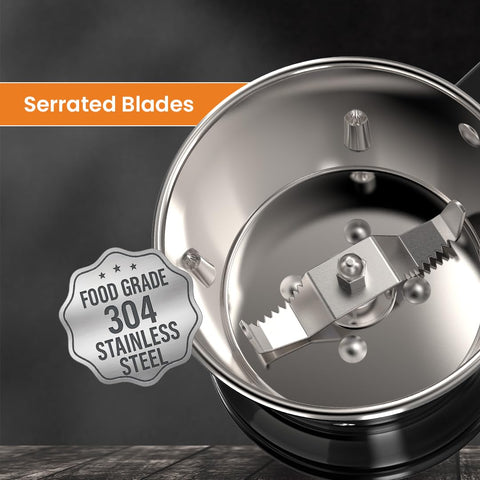 Ultra Choice Pro Mixer Grinder - Black | Fast & Heavy-Duty 1000W High Torque Motor with 5 Years Warranty | AISI 304 Food-Grade 3 SS Jar, 3 Speed Regular + Pulse