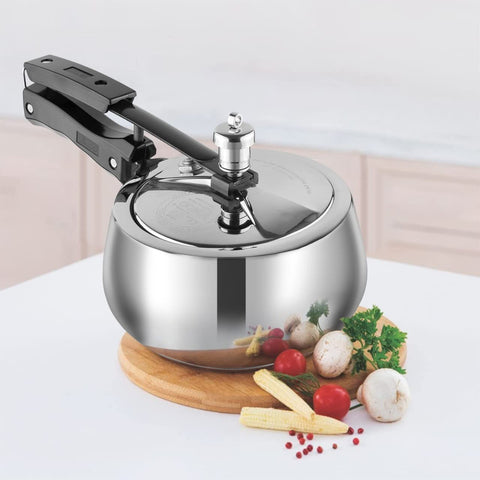 Vinod Handi Shape Inner Lid Europa Pressure Cooker - 1.5 L