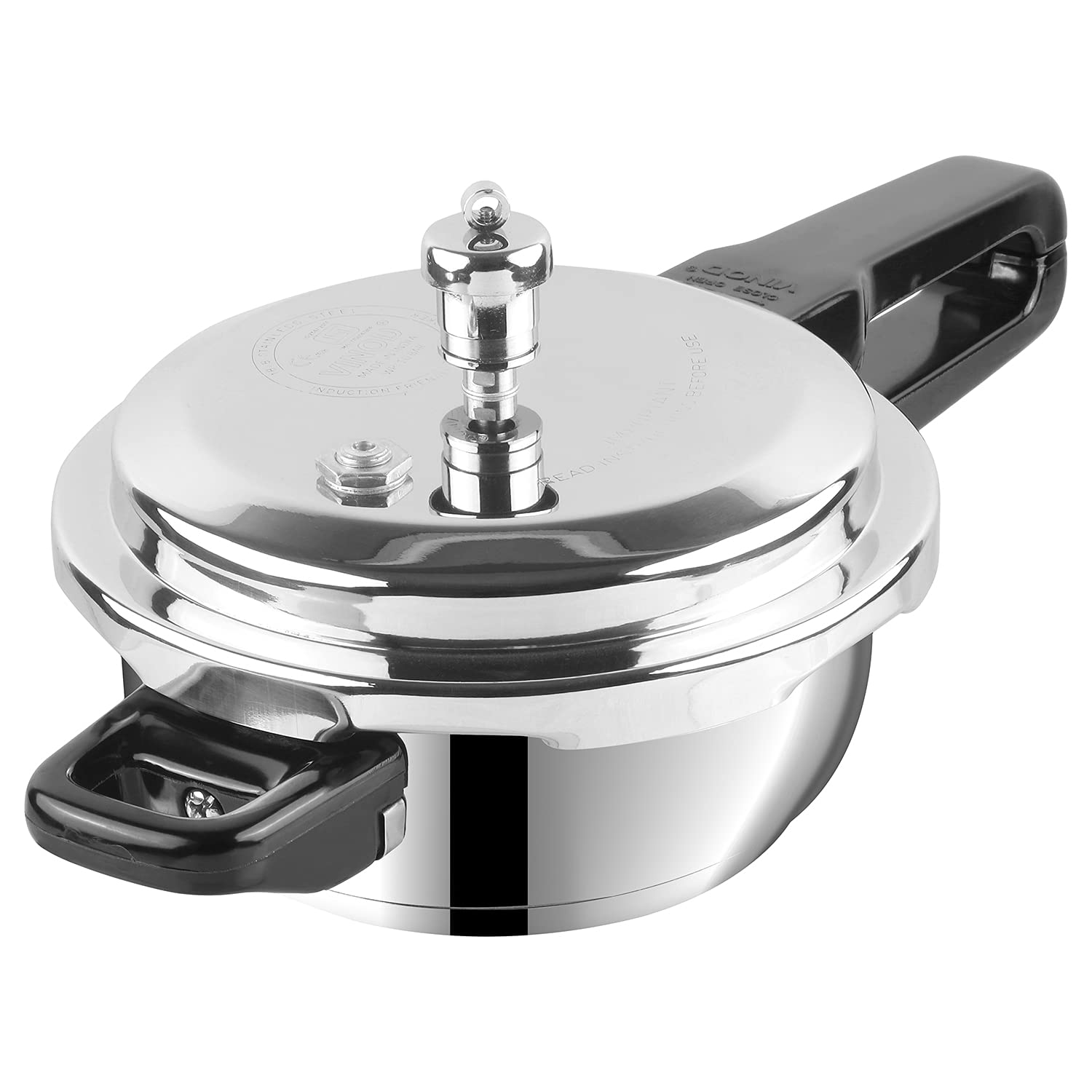 Vinod Stainless Steel Pressure Cooker Combo | 3L & 2L Set with Lid