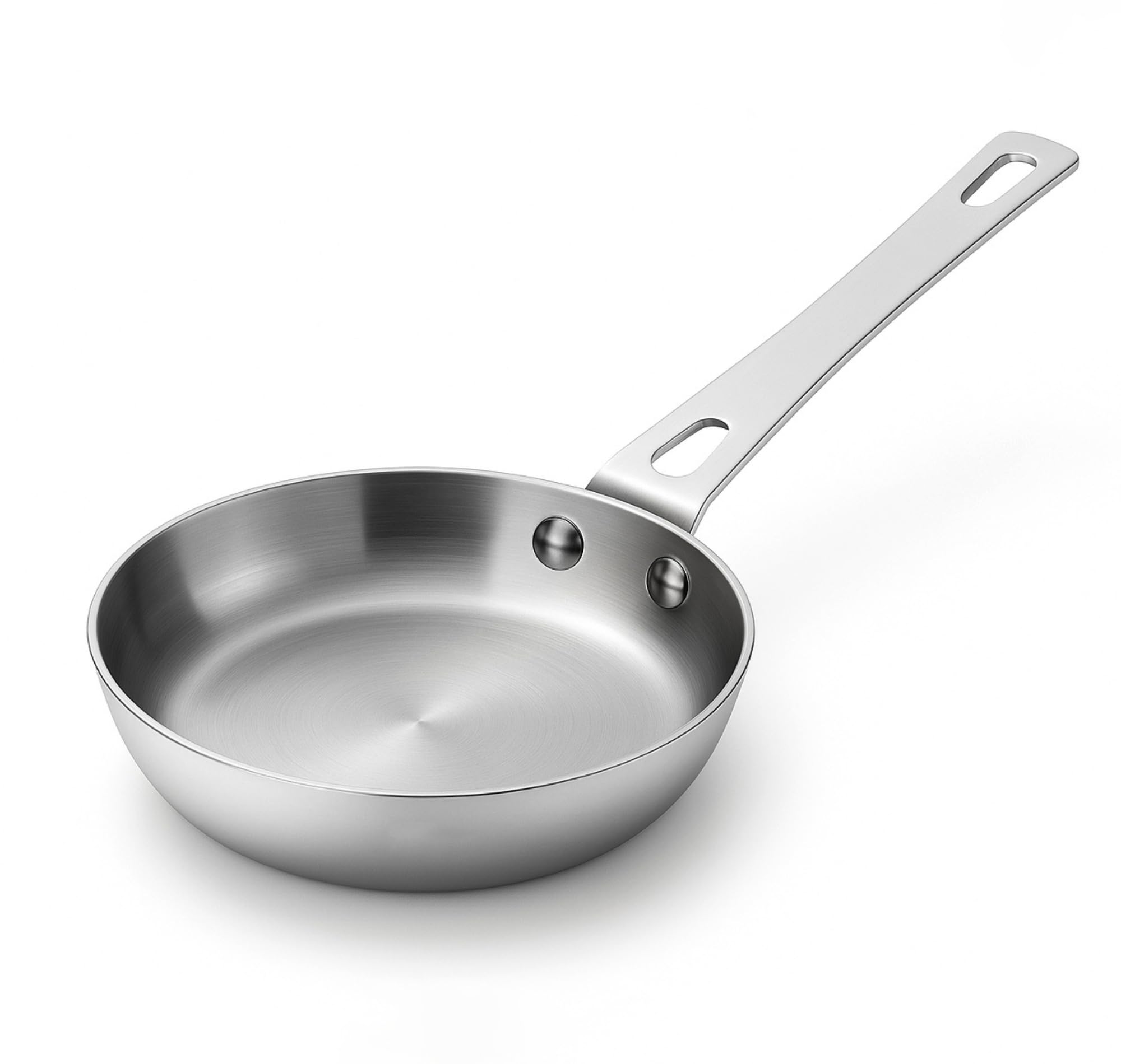 Vinod Platinum 14cm Triply Stainless Steel Omelette Tadka Pan