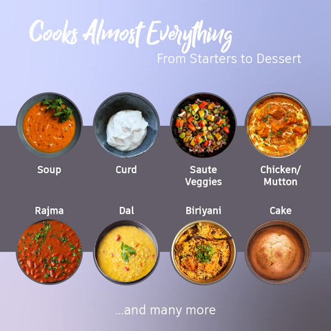 Wonderchef Nutri-Pot Electric Pressure Cooker with 7-in-1 Functions|18 pre-set functions|Pressure Cooking, Saute/Pan Frying, Slow Cooking, R-41236756 |3L capacity