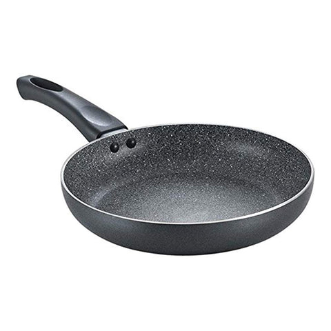 Prestige Omega Select Plus Non-Stick Paniyarakkal with Lid (240 mm, Black)- Gas Top Compatible only and Omega Deluxe Granite Fry Pan, 240mm, Black (36305)