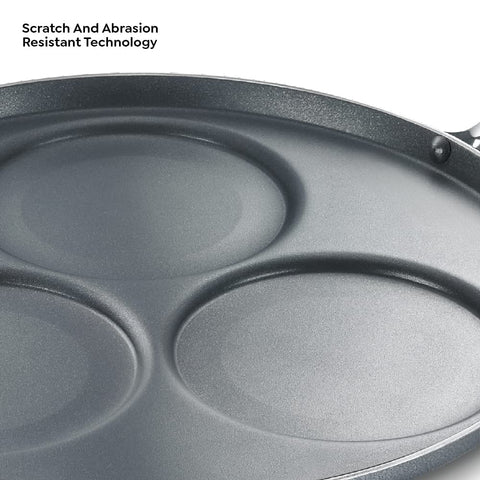 Prestige Omega Select Plus Set Dosa Tawa|Scratch & Abraison Resistant|3 Layers Metal Spoon Friendly Coating|Sturdy Handle|1 Year Warranty