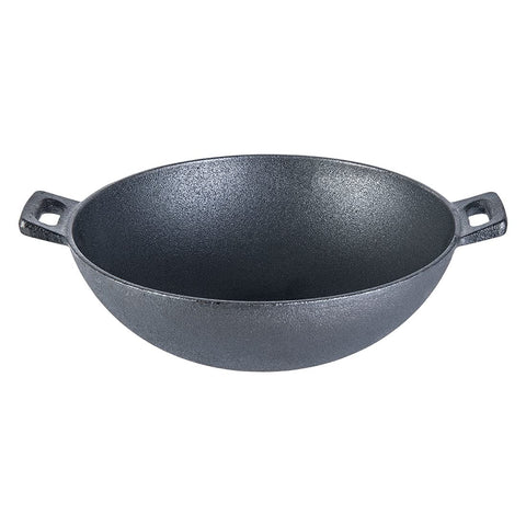 Wonderchef Forza 24cm Cast-Iron Kadha- Pre-Seasoned & Induction Ready