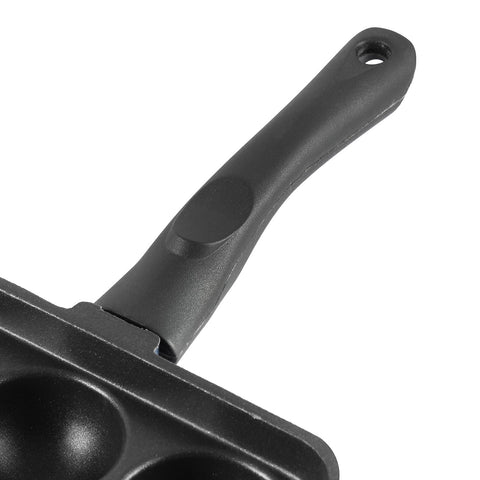 Vinod Aluminium Non Stick Kuzhi Paniyaram Pan - 9 Cups, 17.5cm / Paniyarakal, Appe Pan,Appam Patra,3mm Thick, 3 Ply,Metal Spoon Friendly,Gas Base - 1 Year Warranty