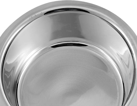 Semora Stainless Steel Tope ( 9 Pcs Set), Capacity 500ml, 750ml, 1Ltr, 1.5 Ltr, 2 Ltr, 2.5 Ltr, 3 Ltr, 4 Ltr, 5 Ltr Non Induction Base