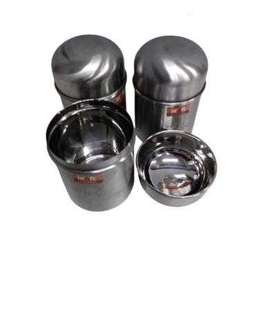 Kraft SS (3pcs) Set Tea, Suger, Coffee  Canister