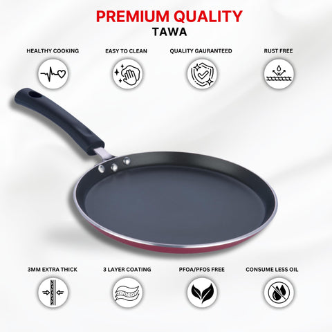 Vinod Zest Non Stick Dosa Omni Tawa - 28cm