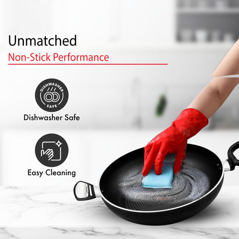 Tefal Day by Day Non-Stick Deep Frypan/Thermo-Spot Technology/PFOA Free, Titanium Non-Stick Coating / 24 cm/Superior Induction Base/Suitable for All Hob Type/Brown / 2 Years of Warranty