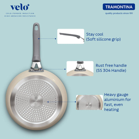 Tramontina Velo 20cm Forged Fry Pan - Sand Finish, Induction Base