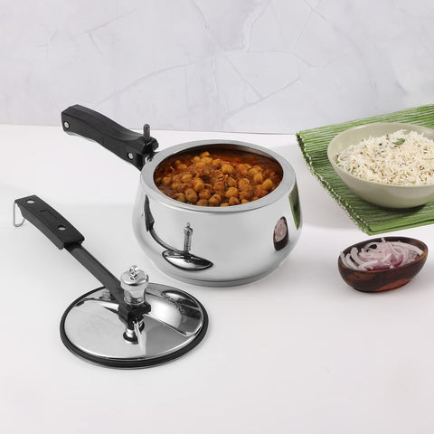 Vinod Handi Shape Inner Lid Europa Pressure Cooker - 1.5 L
