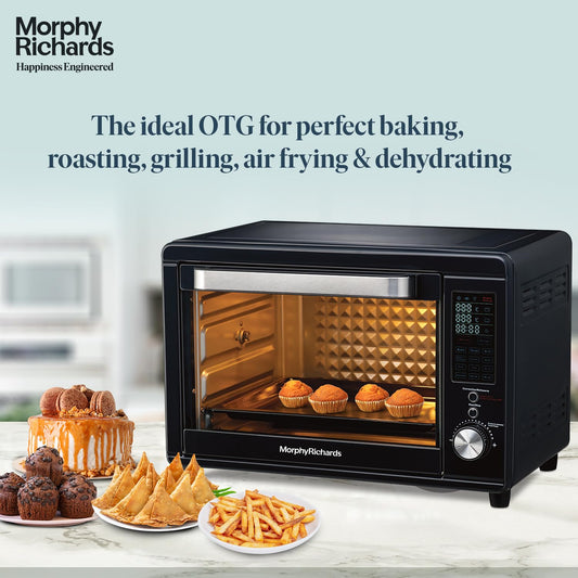 Morphy Richards Digital OTG|Capacity - 40 Litre with 13 Preset Menu|Rotisserie,Convection,In-Built Air-Fryer & Dehydrator Function|2-Yr Warranty