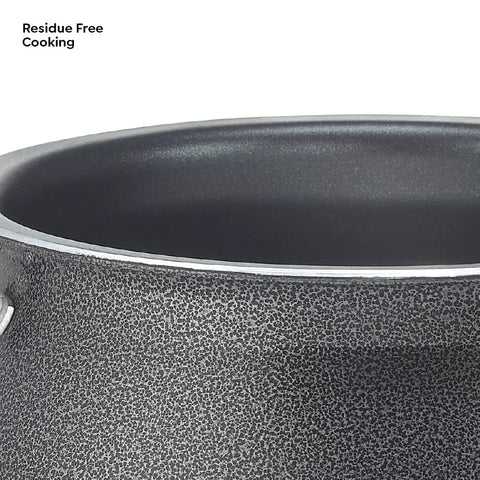 Prestige Omega Select Plus Non Stick Mini Handi with Ss Lid,Aluminium,Black,2.5 Liter