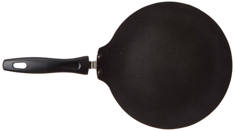 Prestige TTK OMG DLX Induction Base Non-Stick Aluminium Flat Dosa Tawa, 28cm, Red