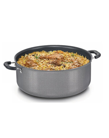 Prestige Omega Select Plus Non-Stick PFOA Free Biryani Pot with Stainless Steel Lid, 12 Litre