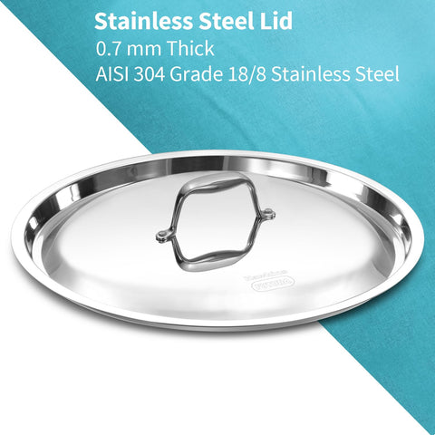 HAW.PRO TRI-PLY SS DEEP FRY PAN 3.5L WITH SS LID PSK35S