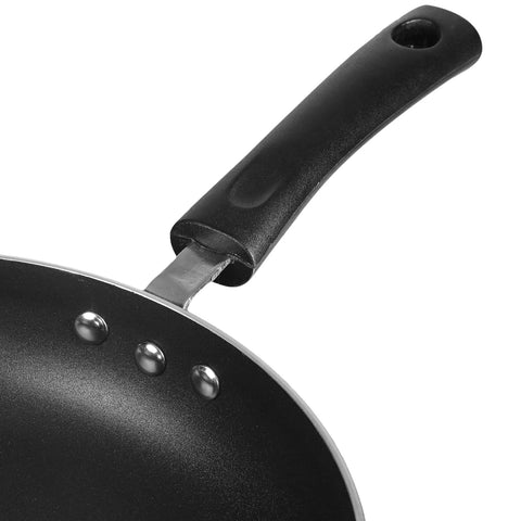 Vinod Zest Aluminium Non Stick Deep Frypan with Lid - 4.6 litre, 30cm | Skillet Pan for Frying | 3mm Thick | 3 Layer Coating | Scratch Proof | 1 Year Warranty - Gas Base