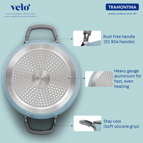 Tramontina Velo 24cm / 4.9L Forged with Ceramic Reinforced Interior Casserole