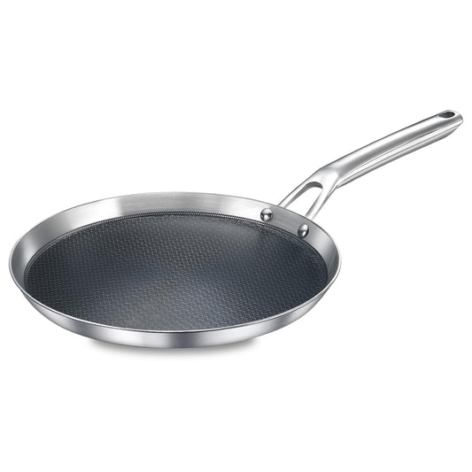 Prestige TRIPLY HexaMagic Ceramic Omni Tawa 28cm | Durable Honeycomb Structure | PFOA & PFAS Free | Healthy Eating | Gas & Induction Compatible | 15Y Product & 3Y Coating Warranty| ISI Certified