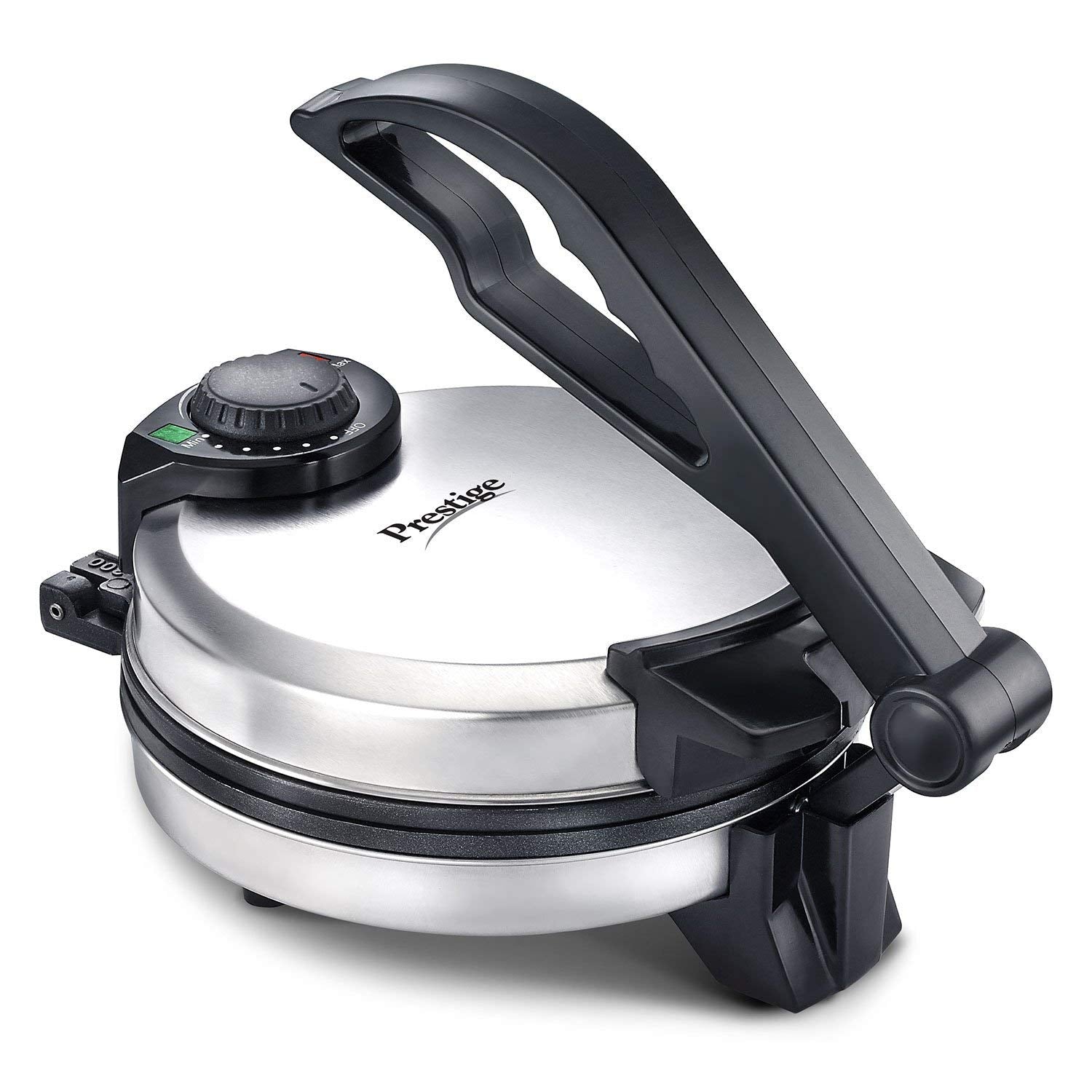 Granite Roti Prestige PRM 5.0 900-Watt Roti Maker - Granite Non-Stick Plates, Silver ...