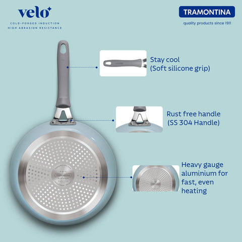 Tramontina Velo 24cm Forged with Ceramic Reinforced Interior Fry Pan