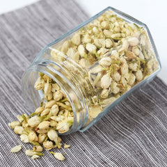 Hexagon Shape Glass Jar 100 ml | Stylish Storage Container for Spices, Honey & Dry Fruits