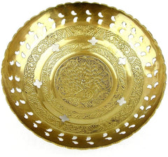 Traditional Handcrafted Brass Flower fruit  basket 5 for Pooja/Worship