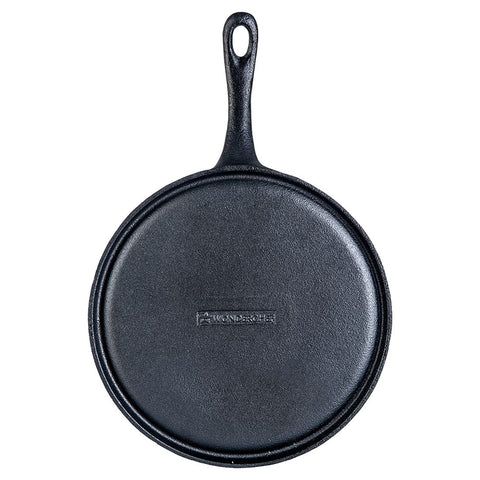 Wonderchef Forza Cast-Iron 25 cm Dosa Tawa Pan | Pre-Seasoned Cookware | Induction Friendly | 3.8 mm| with Lifetime Exchange Warranty
