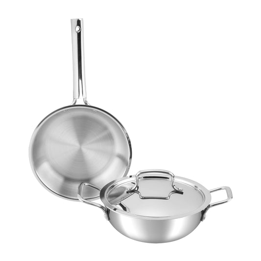 Kraft Futuretec Triply Stainless Steel 3 Pcs Cookware Set | 22cm