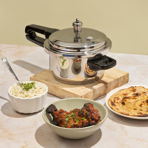 Vinod 5L Stainless Steel Cooker | Sandwich Bottom, Induction