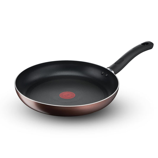 Tefal Day by Day Non-Stick Frypan/Thermo-Spot Technology/PFOA Free, Titanium Non-Stick Coating / 28 cm/Superior Induction Base/Suitable for All Hob Type/Black / 2 Years of Warranty