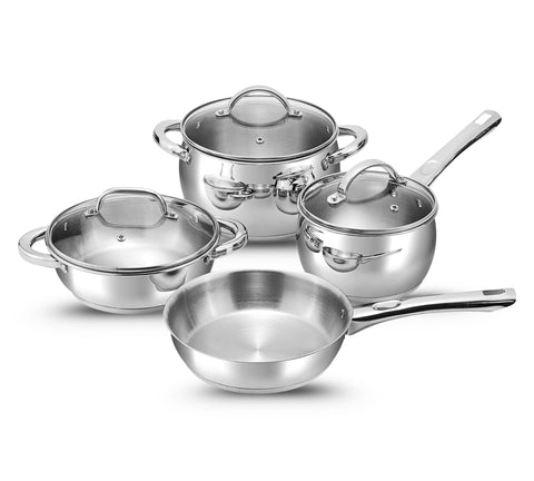 Vinod Letten Stainless Steel Cookware Set | 4 Pcs Gift Pack | Agromech
