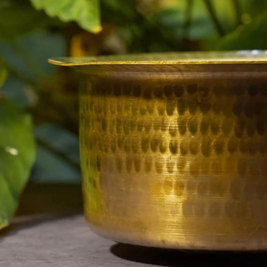 Brass Top Bhagona Patila No.22 – 30cm Diameter | Premium Brass Kitchenware