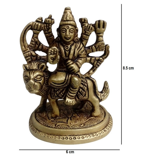 Brass Durga Mata Blessings of Peace and Prosperity | Durga Mata Idol