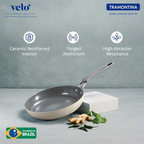 Tramontina Velo 20cm Forged Fry Pan - Sand Finish, Induction Base