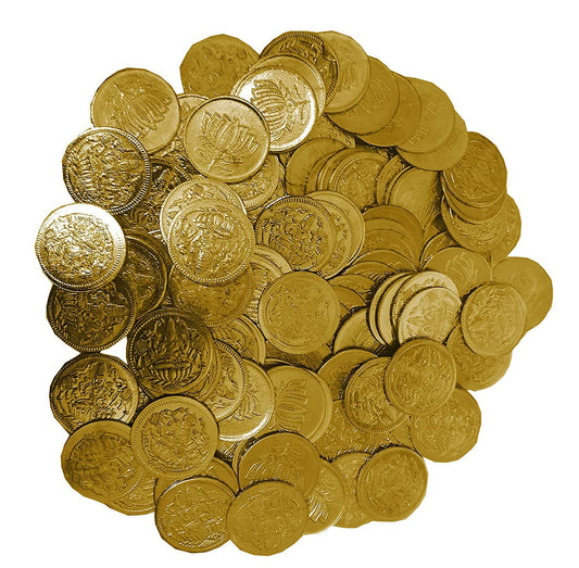 Puja Articles Lakhsmi Lotus 108 Gold Plated Copper Pooja Coins