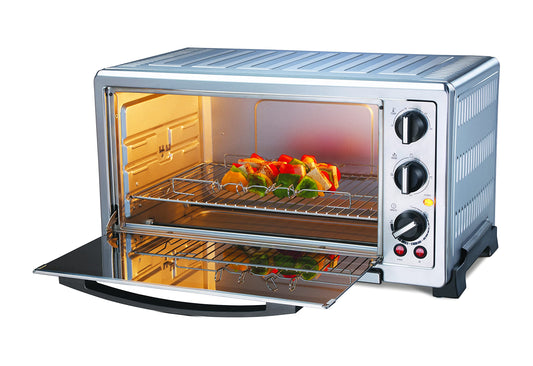 Morphy Richards 60RCSS Luxe Chef OTG | Convection and Rotisserie Function | Large Capacity 60L | Gold | 2 Year Product Warranty