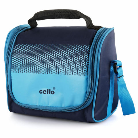 CELLO Plastic MF Matiz Lunch Box Combo | Stainless Steel Lunch Box and Tumbler Set | Lunch Box with Jacket and Handle | Ideal for Office