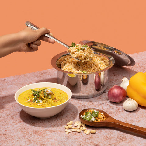 Vinod Stainless Steel 304 Grade Tope/Patila/Topiya with Lid - Diameter 16 cm, Capacity 1.6 Litre, Induction and Gas Stove Friendly, 2 Year Warranty, Silver