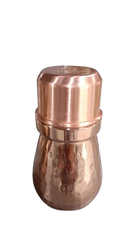 Divine Copper Bottle BR Pooja Pot – Pure Copper Sacred Water Container for Rituals