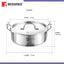 Bergner Essential Avadh Triply Biryani Pot BGIN-6259 With Handle And Lid 28CM-5.0L (Max - 5.8LTR)