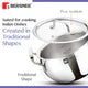 Bergner BE Essentials Tri-Ply Stainless Steel Rice Handi 18cm, 3 L BGIN-6283