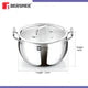 Bergner BE Essentials Tri-Ply Stainless Steel Rice Handi 18cm, 3 L BGIN-6283