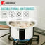 Bergner Tripro Triply 3 Pcs Stainless Steel Cookware Happy Set - Tope with Lid 16cm (1.5L) and Teapan 14cm (1L), Even and Faster Heating, Healthy Cooking, Less Oil Use - Induction and Gas Stove Ready