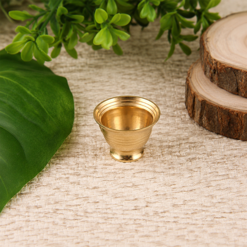 Brass Padam Pyali No.2 | Traditional Puja Offering Bowl for Home Temple & Spiritual Use