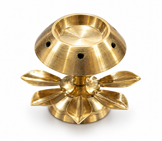 Samrat Brass Ghada Agardan No.2 - Incense Stick Holder Stand
