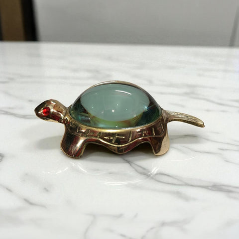 Kamal Tortoise Yantra Brass Idol for Vastu & Prosperity